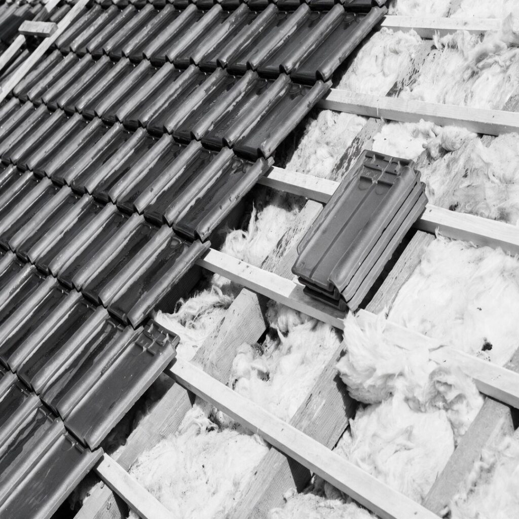 toiture en cours de rénovation à saint martin de seignanx